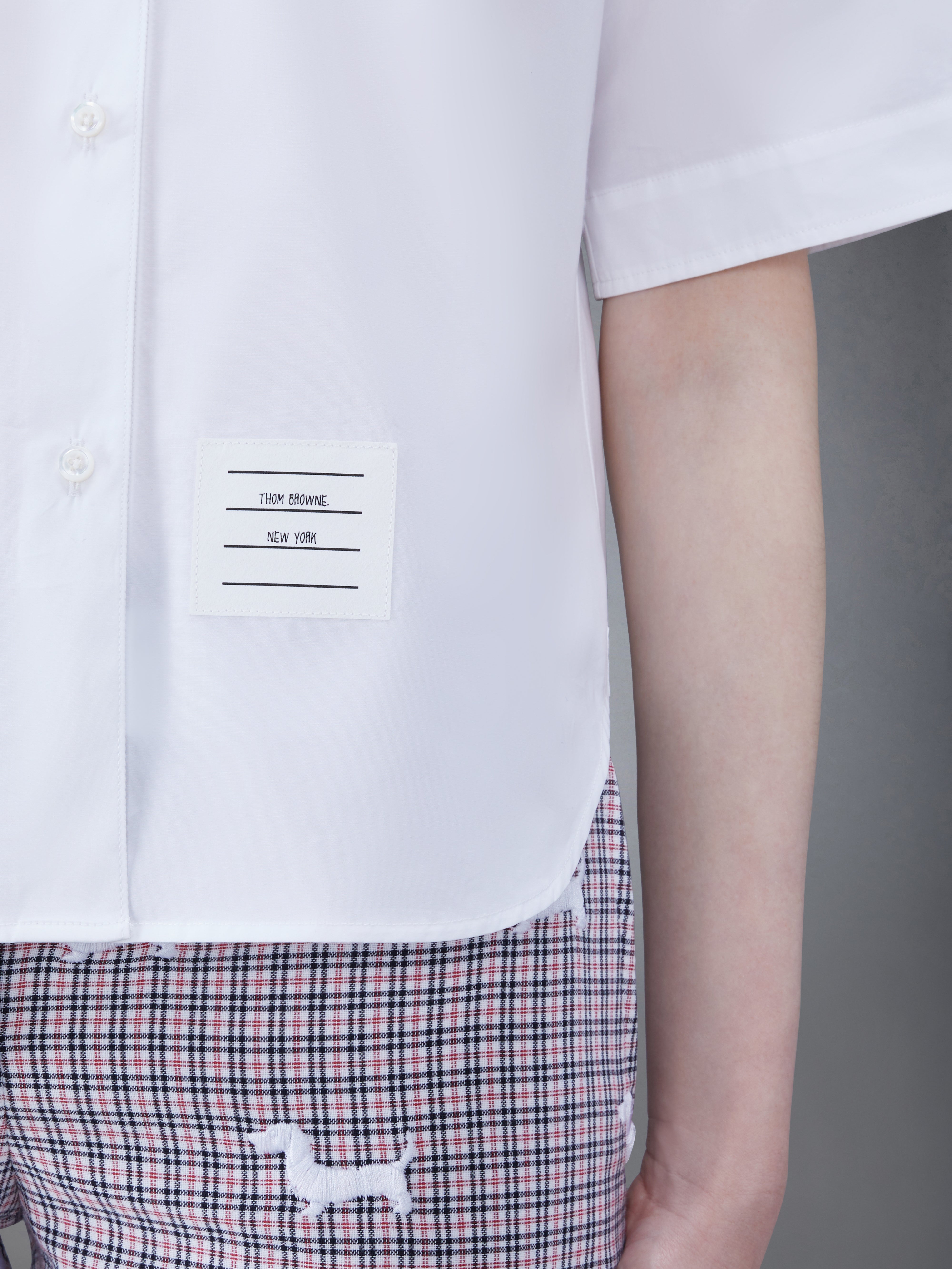 Poplin Box Pleat Shirt | Thom Browne