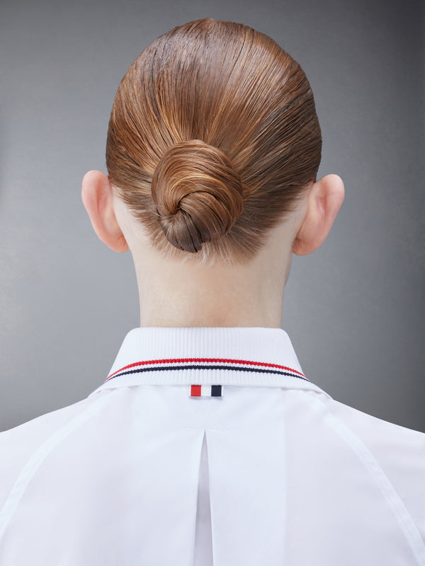 POPLIN BOX PLEAT SHIRT - image 6