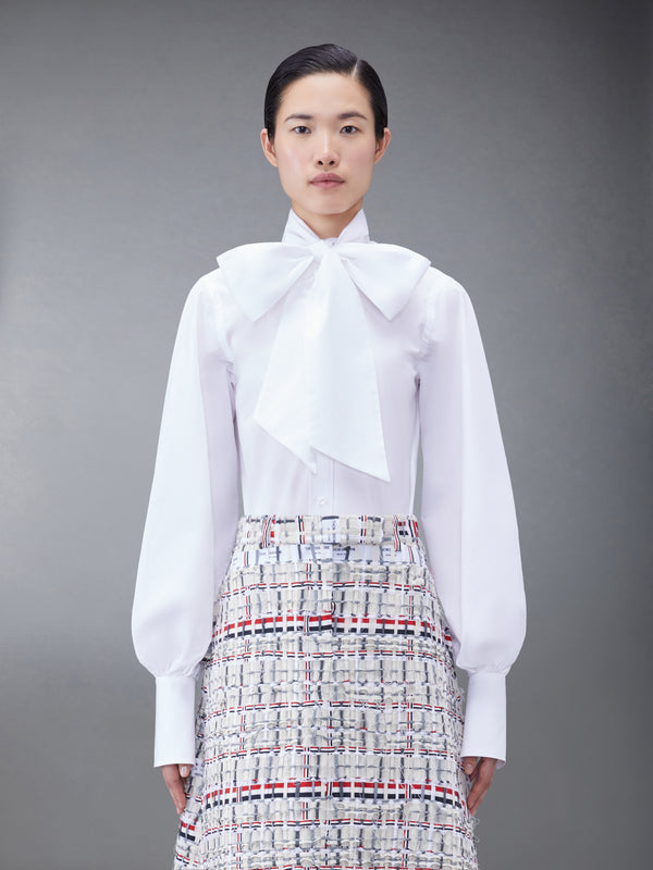 POPLIN CLASSIC BOW BLOUSE - featured image