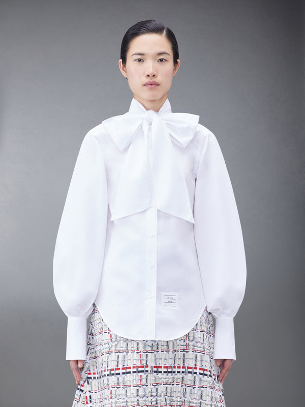 POPLIN CLASSIC BOW BLOUSE - image 2