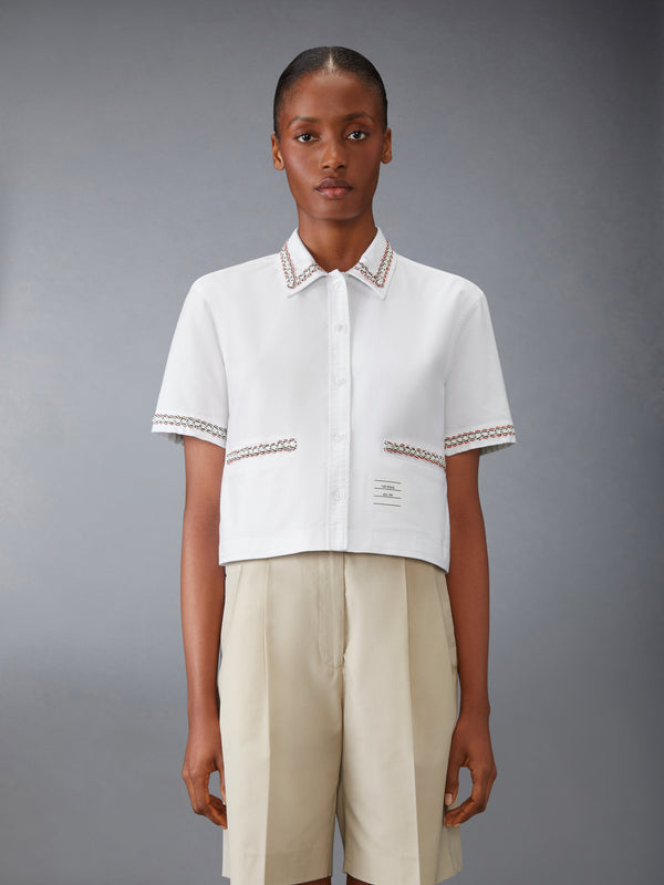 OXFORD CROPPED SHIRT - image 1