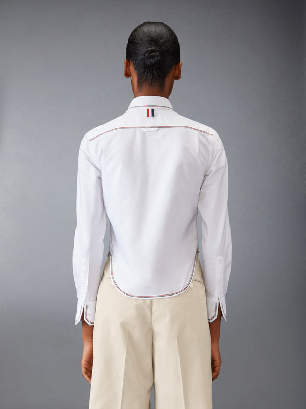 CLASSIC LONG SLEEVE CROPPED SHIRT - image 2