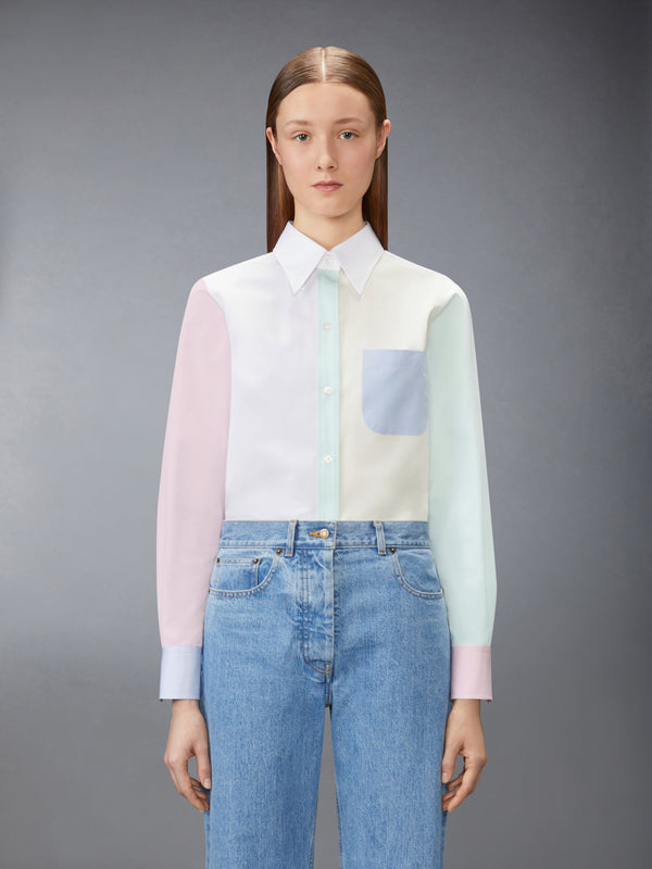 POPLIN FUNMIX SHIRT - image 1