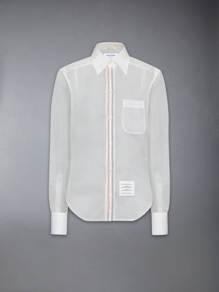 SILK ORGANZA SHIRT WHITE