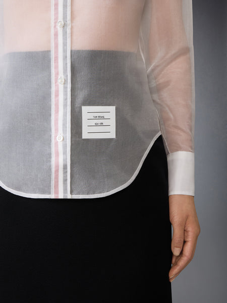 SILK ORGANZA SHIRT WHITE