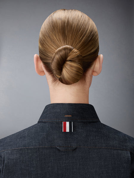 DENIM ARMBAND SHIRT NAVY