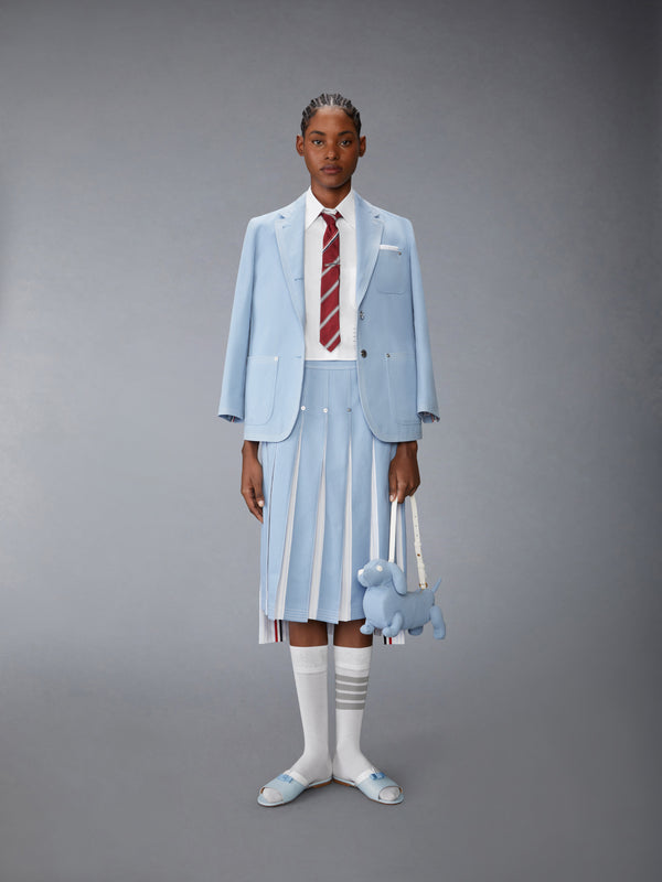 POPLIN CROPPED SHORT SLEEVE SHIRT - image 3
