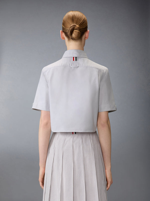 OXFORD CROPPED SHORT SLEEVE SHIRT - image 2