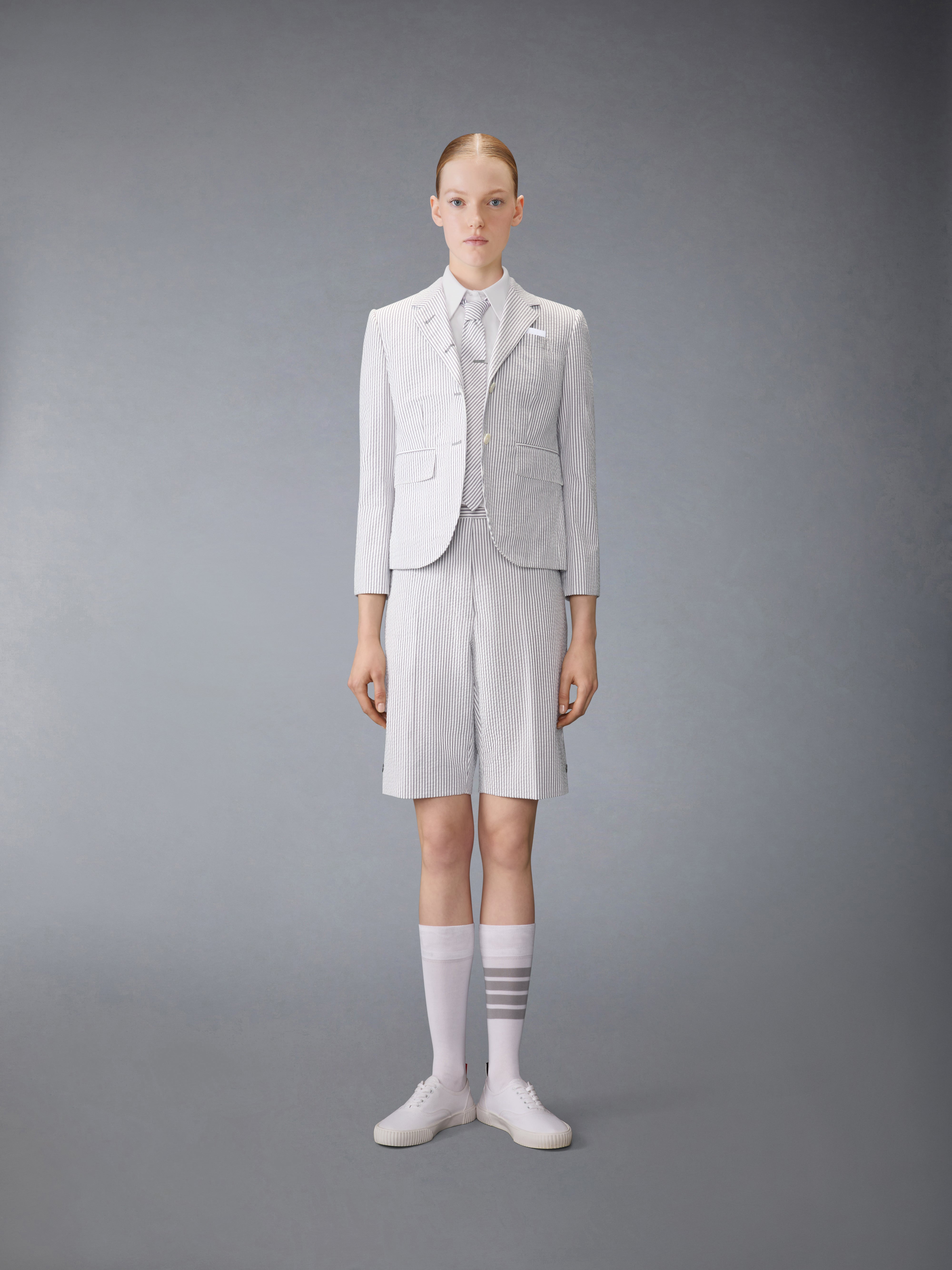 THOM BROWNE ホワイト クロップドシャツ 1/m ウィメンズ トップス&シャツ | Thom Browne