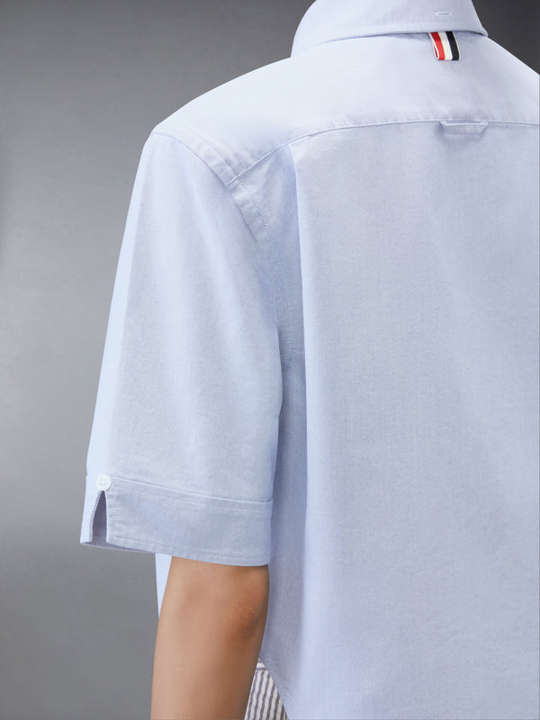 OXFORD CROPPED SHORT SLEEVE SHIRT - image 4