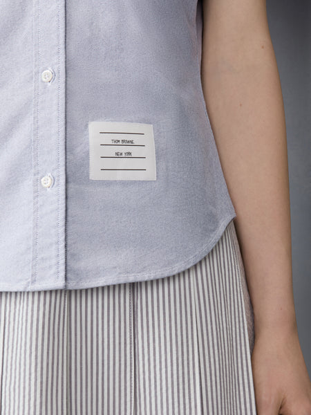 OXFORD ROUND COLLAR SHORT SLEEVE SHIRT