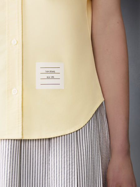 OXFORD ROUND COLLAR SHORT SLEEVE SHIRT