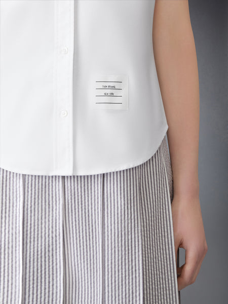 OXFORD ROUND COLLAR SHORT SLEEVE SHIRT
