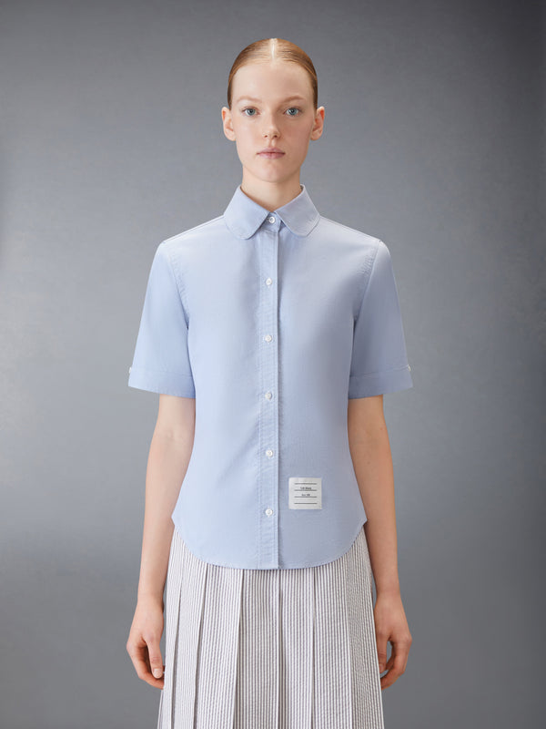 OXFORD ROUND COLLAR SHORT SLEEVE SHIRT - image 2