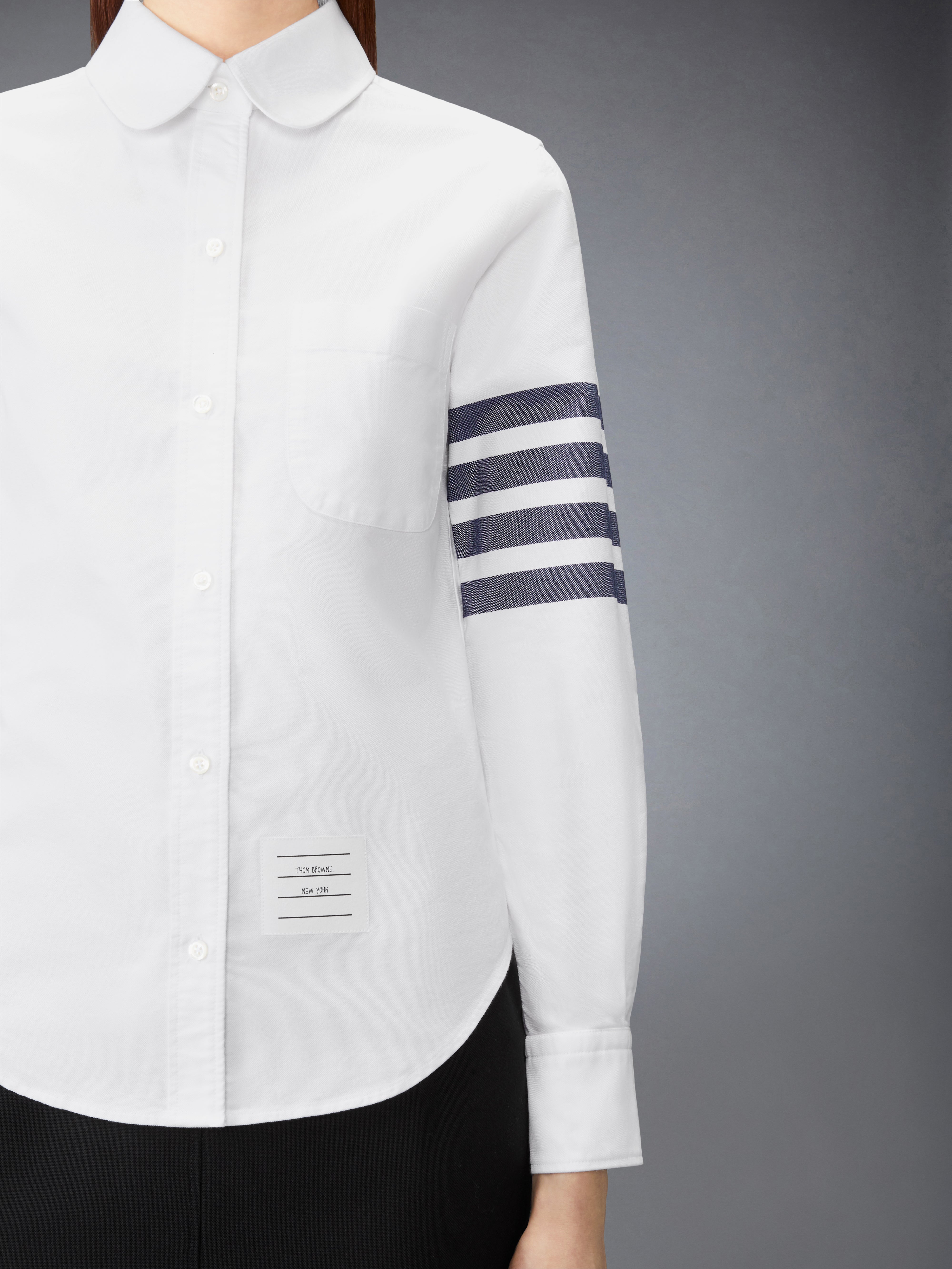 【うさぎ】THOM BROWNE　4bar オックスフォードシャツ 12 オックスフォード 4-BAR シャツ | Thom Browne