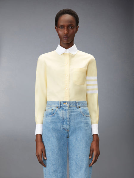 OXFORD 4-BAR SHIRT PALE YELLOW