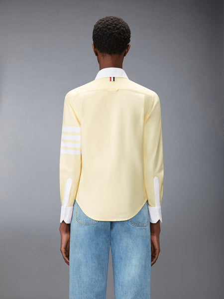 OXFORD 4-BAR SHIRT PALE YELLOW