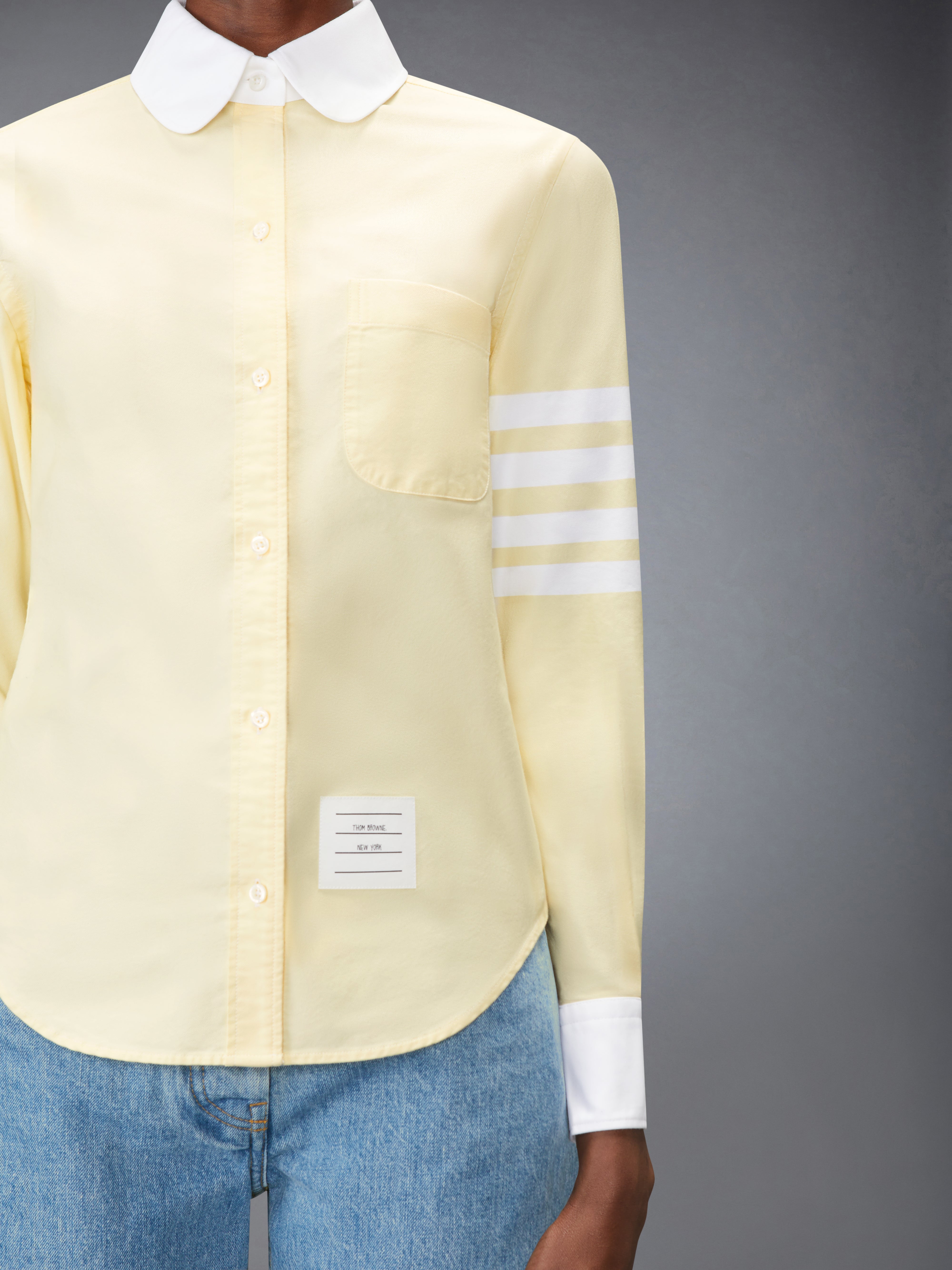 ⭐︎THOM BROWNE アイボリー レース編み 半袖 ウィメンズ トップス&シャツ | Thom Browne