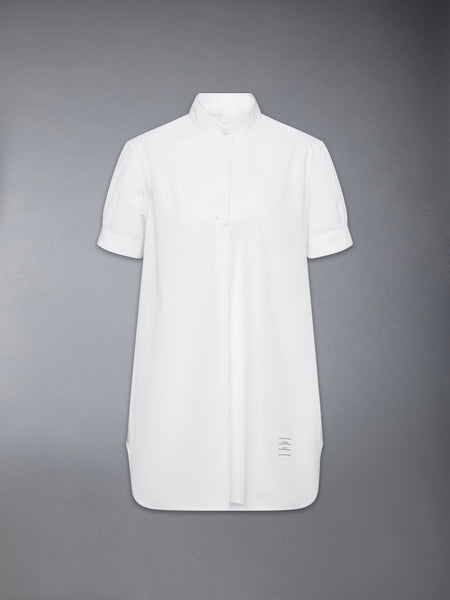 SOLID POPLIN TUNIC SHIRT