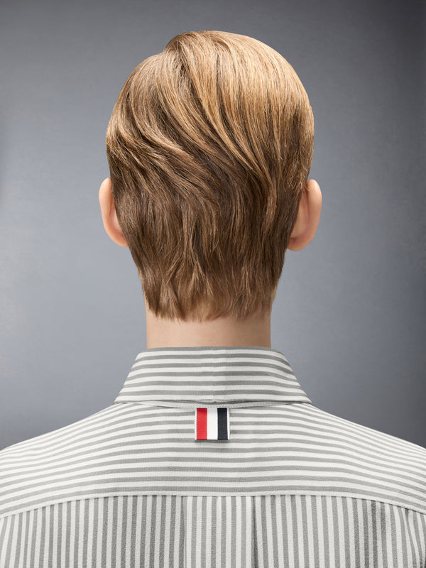 STRIPED SILK DETACHABLE COLLAR SHIRT - image 6