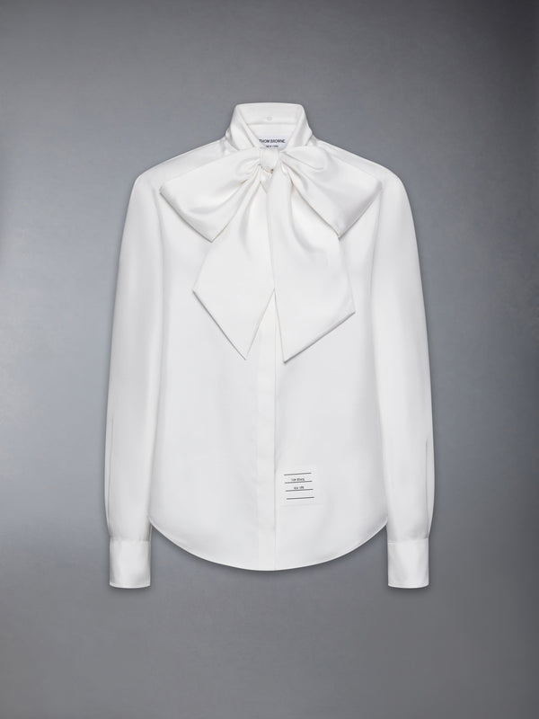 SOLID SILK TWILL DETACHABLE COLLAR SHIRT - image 10