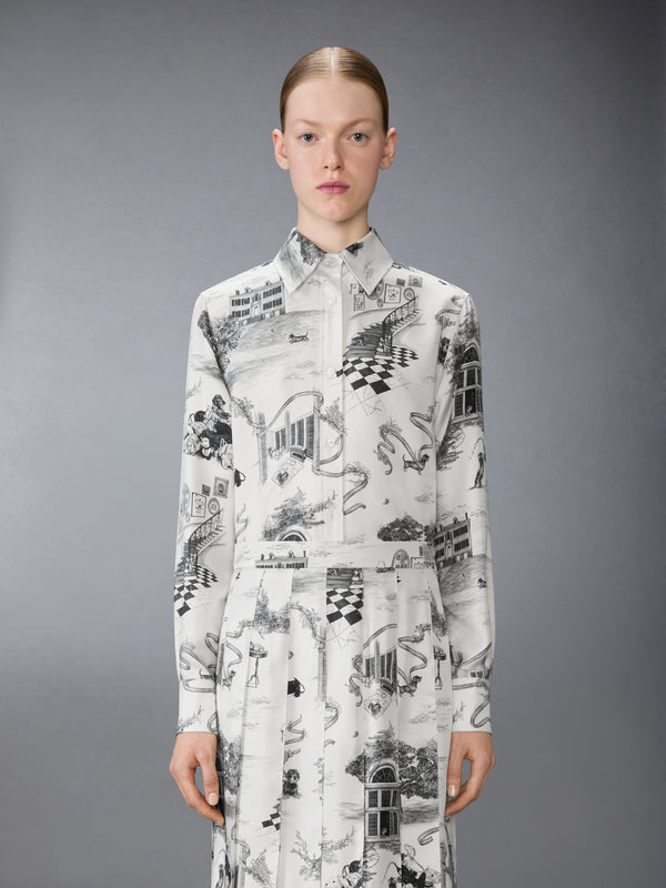SILK TWILL HECTOR TOILE SHIRT - featured image