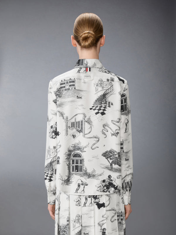 SILK TWILL HECTOR TOILE SHIRT - image 3