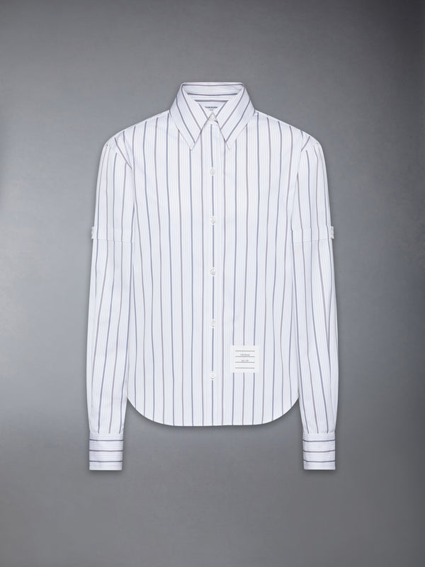 BAR STRIPE POPLIN ARMBAND EASY FIT SHIRT - featured image