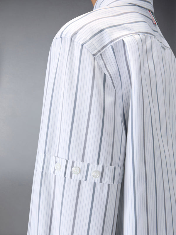 BAR STRIPE POPLIN ARMBAND EASY FIT SHIRT - image 5