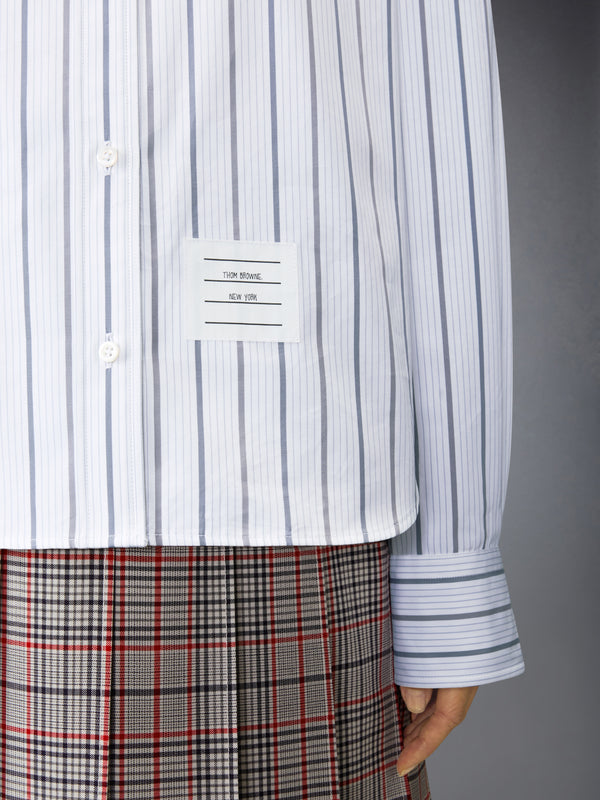 BAR STRIPE POPLIN ARMBAND EASY FIT SHIRT - image 6