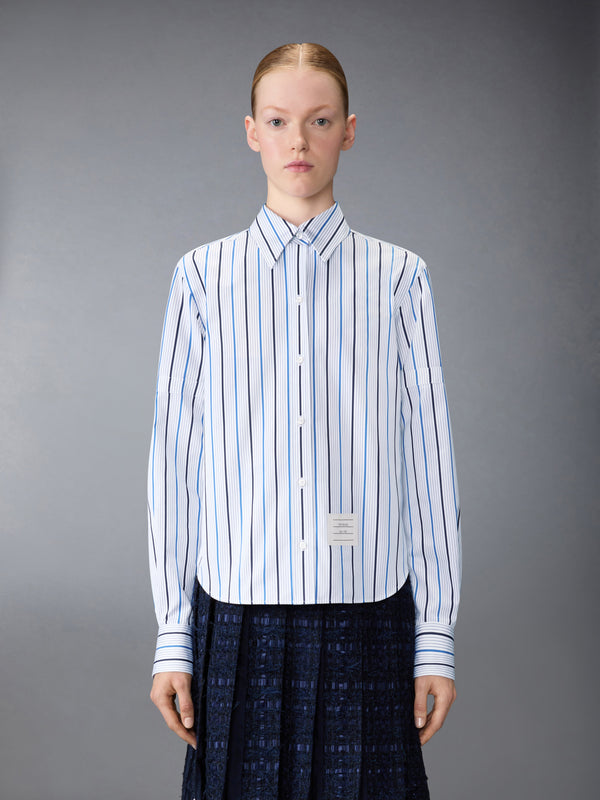 BAR STRIPE POPLIN ARMBAND EASY FIT SHIRT - image 2