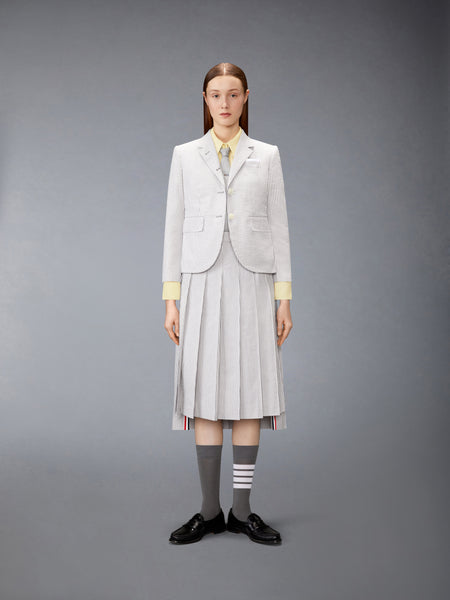 LINEN 4-BAR SHIRT PALE YELLOW