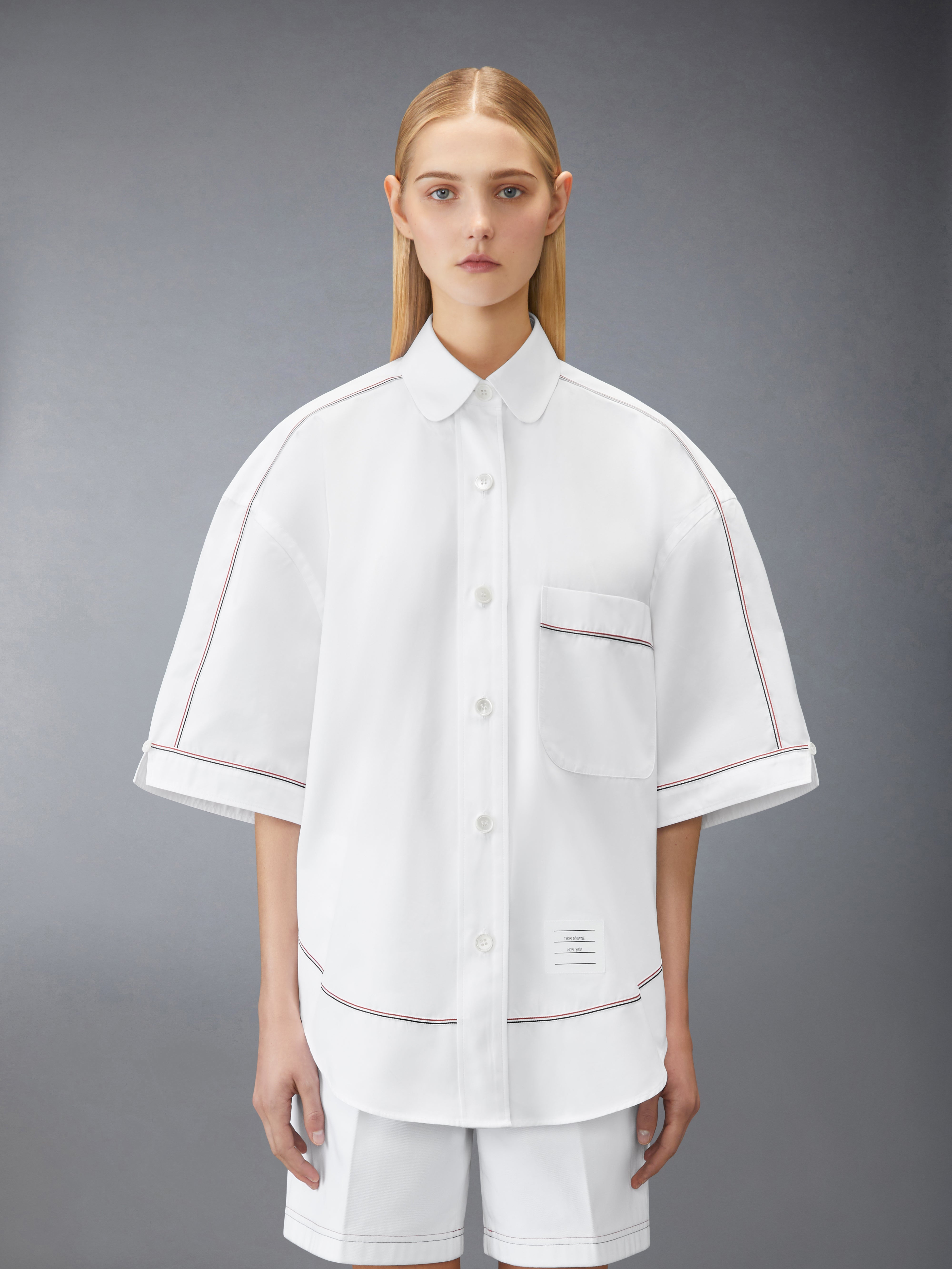 【美品】トムブラウン 半袖シャツ ウィメンズ トップス&シャツ | Thom Browne