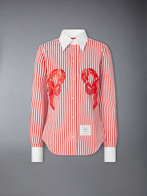 POPLIN UNIVERSITY STRIPE LOBSTER SHIRT - featured image