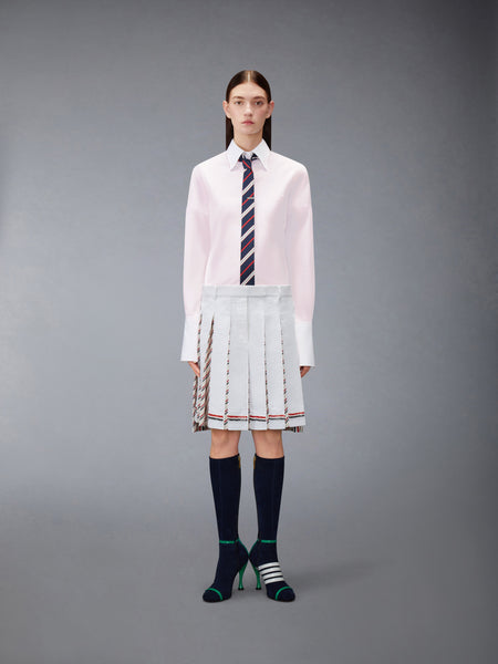 SOLID POPLIN ARMBAND FRENCH CUFF SHIRT LT PINK