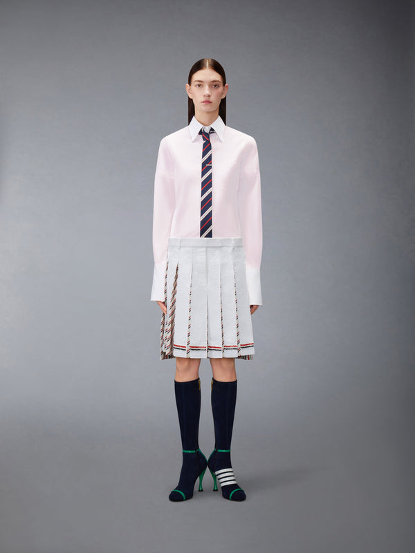 SOLID POPLIN ARMBAND FRENCH CUFF SHIRT - image 4