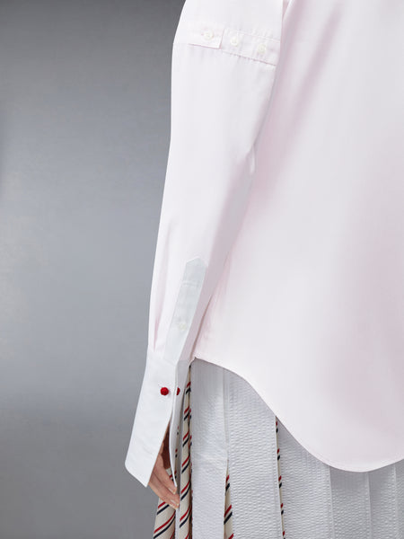 SOLID POPLIN ARMBAND FRENCH CUFF SHIRT LT PINK