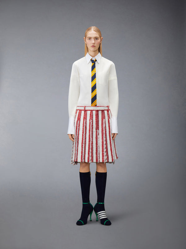 SOLID POPLIN ARMBAND FRENCH CUFF SHIRT - image 4