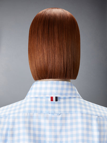 SILK TWILL GINGHAM SHIRT