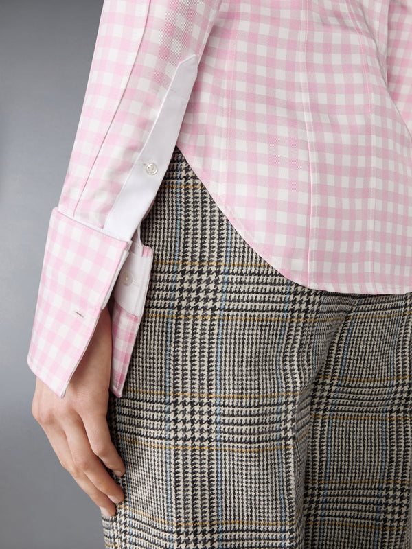 SILK TWILL GINGHAM SHIRT - image 7