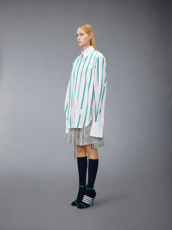 REP STRIPE POPLIN ARMBAND OVERSIZED SHIRT - image 2