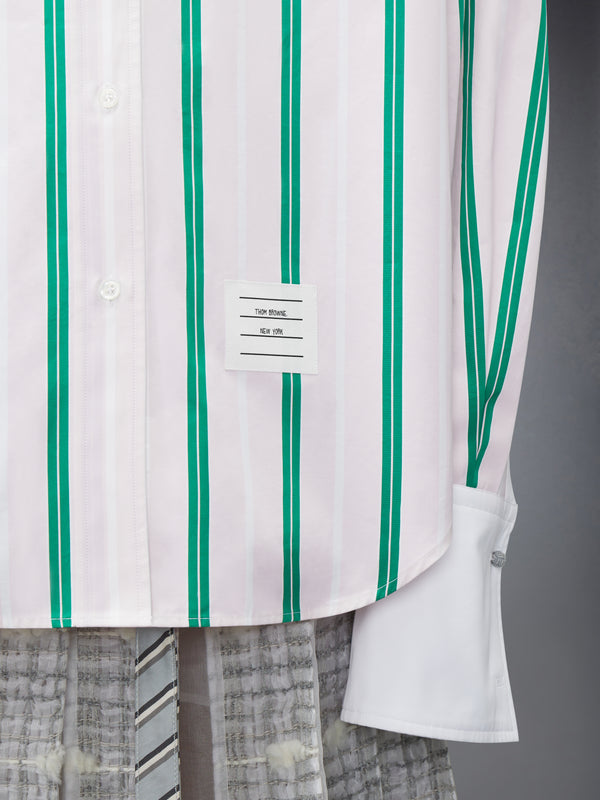 REP STRIPE POPLIN ARMBAND OVERSIZED SHIRT - image 6