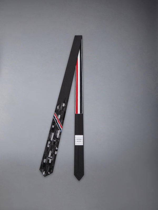 FRESCO WOOL EMBROIDERED SHORT TIE - image 2