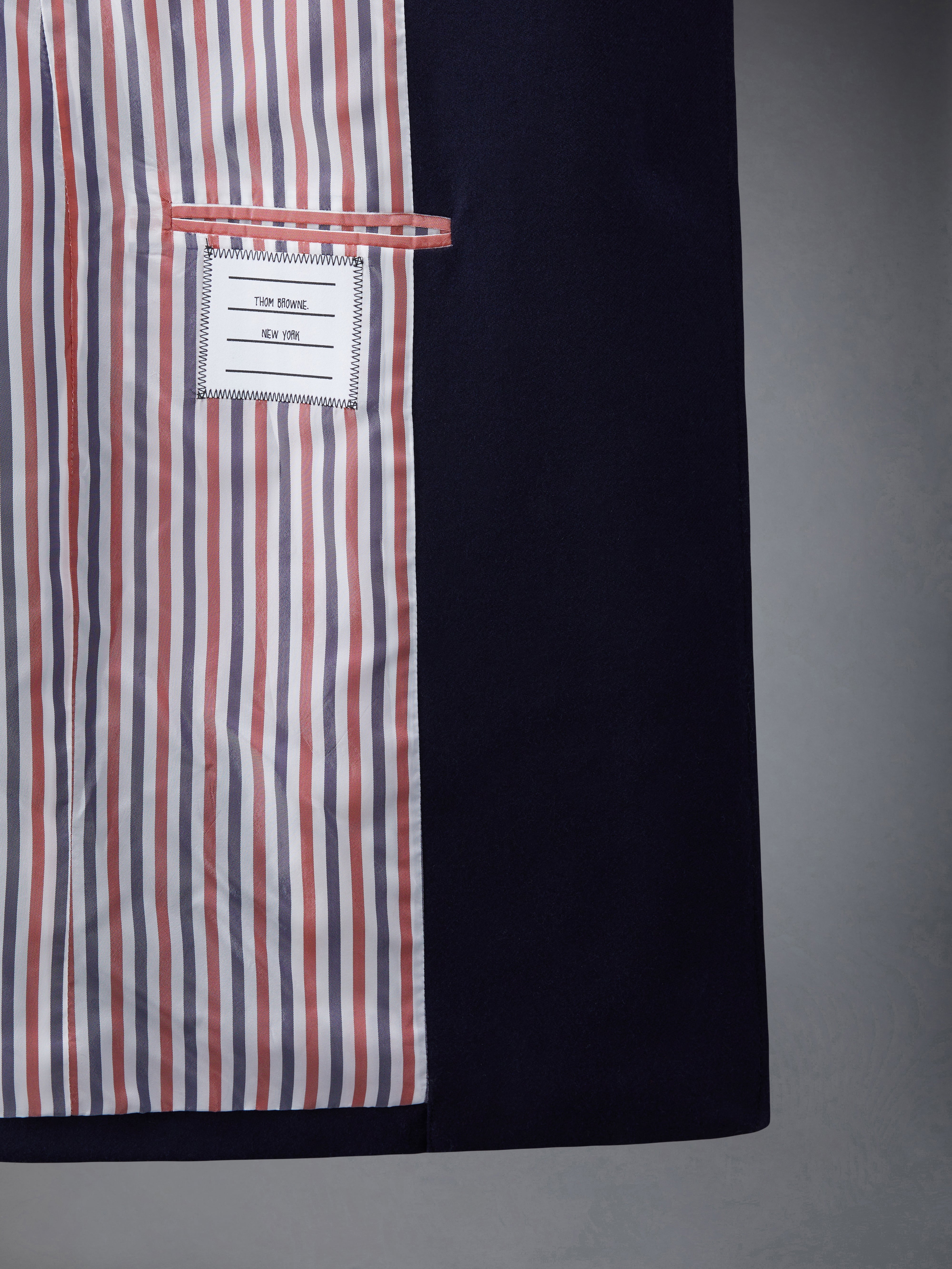 フランネル 4バーサックオーバーコート | Thom Browne