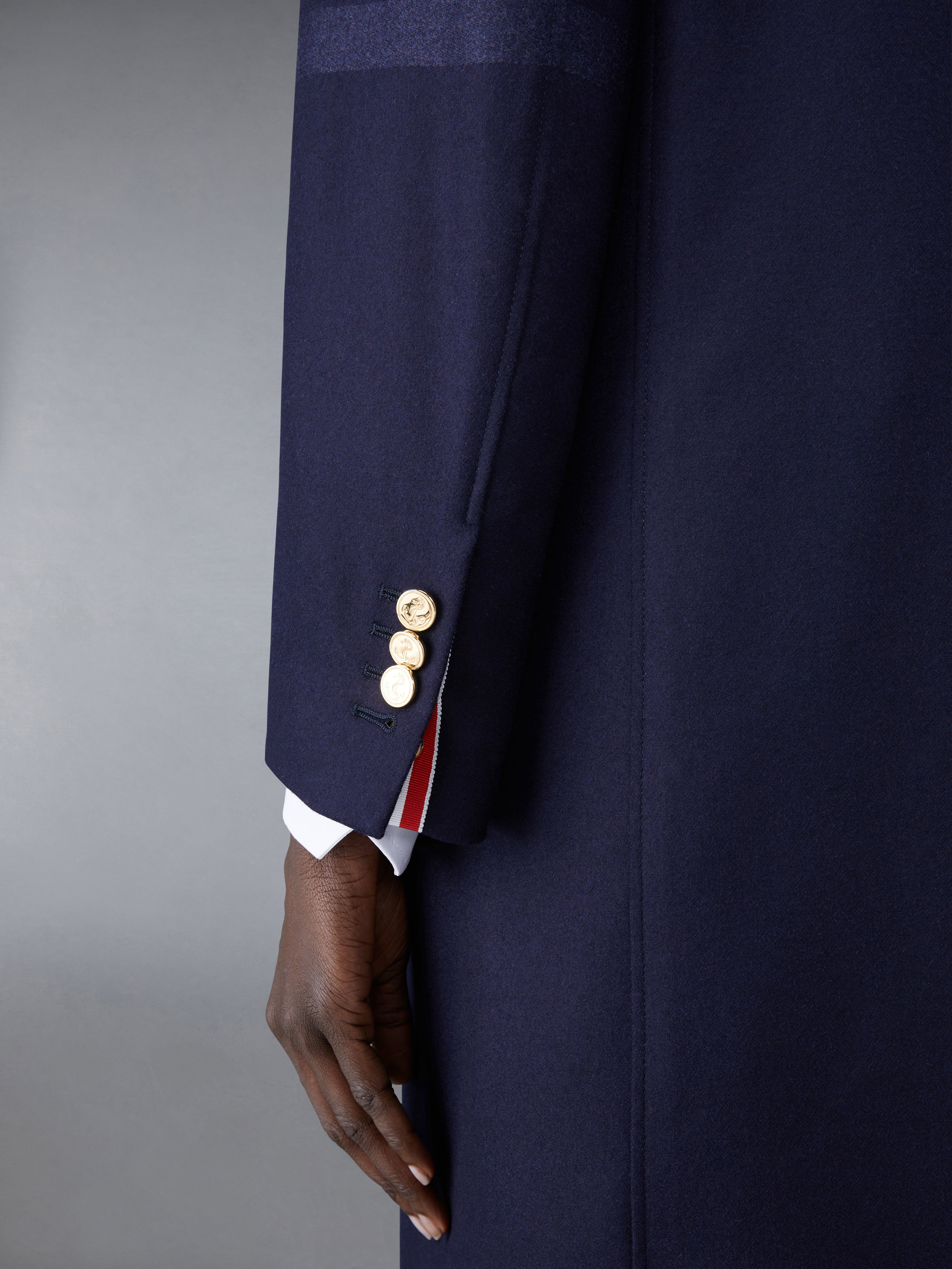 フランネル 4バーサックオーバーコート | Thom Browne