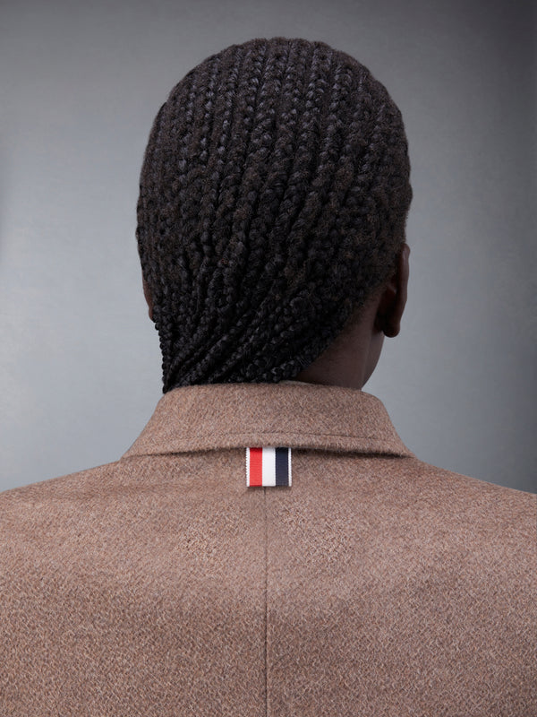 Coat Weight Cashmere Melange High Armhole Chesterfield Overcoat - image 4