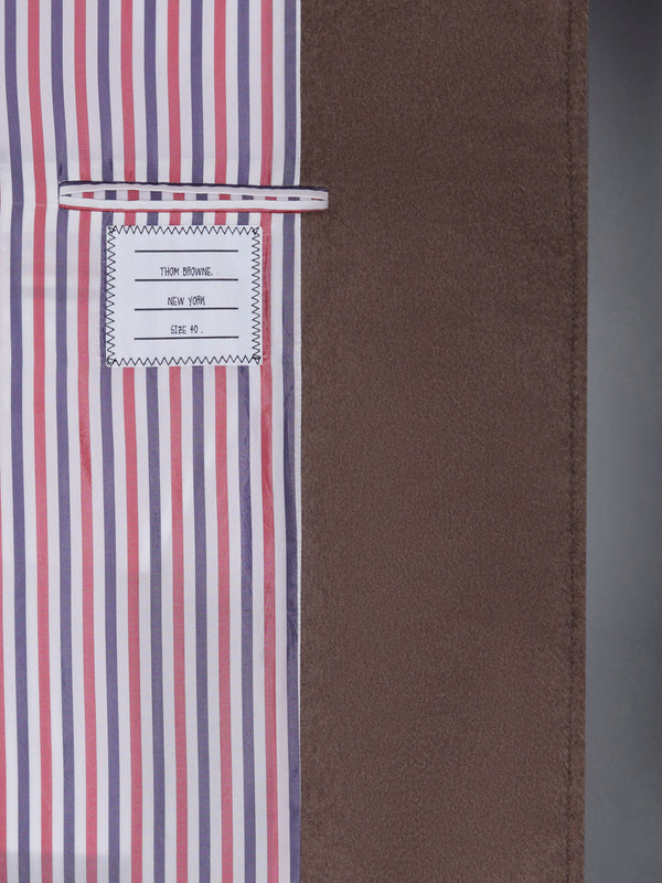 Coat Weight Cashmere Melange High Armhole Chesterfield Overcoat - image 5