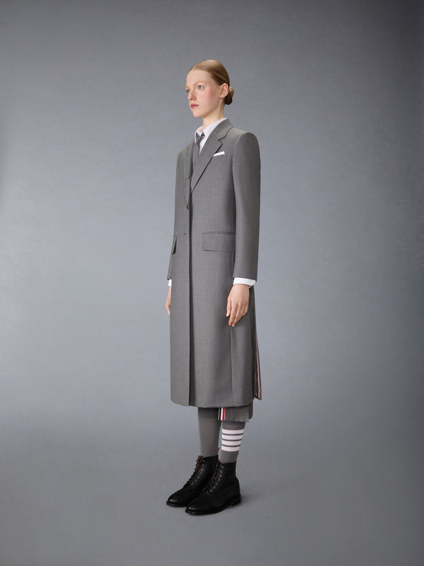 WIDE LAPEL SUPER 120S TWILL OVERCOAT - image 2