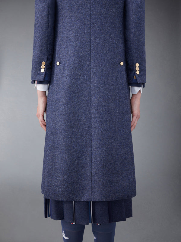 Solid Shetland Wide Lapel Overcoat - image 6