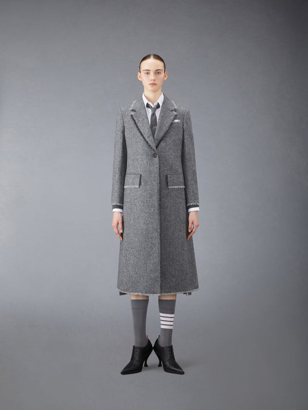 DONEGAL TWEED WIDE LAPEL OVERCOAT - featured image